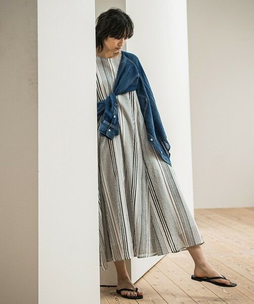 MAYSON GREY / メイソングレイ ロング・マキシ丈ワンピース | コットンボイル2WAYエアリーフレアワンピース≪手洗い可能≫ | 詳細29