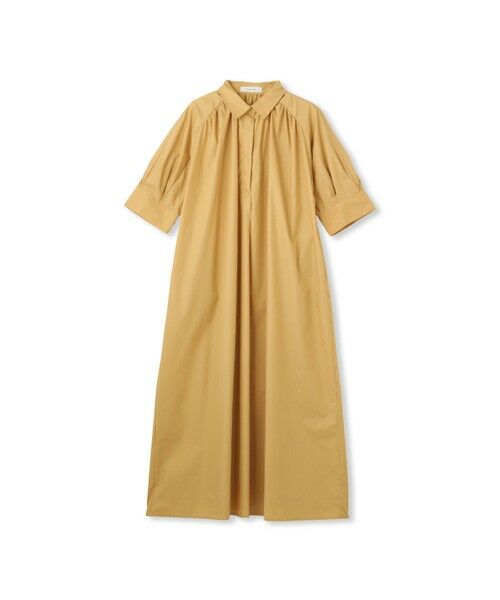 MAYSON GREY / メイソングレイ ロング・マキシ丈ワンピース | 【WEB限定】5分袖ギャザーシャツワンピース≪洗濯機で洗える≫ | 詳細5