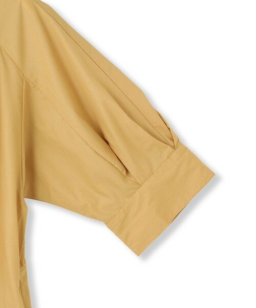 MAYSON GREY / メイソングレイ ロング・マキシ丈ワンピース | 【WEB限定】5分袖ギャザーシャツワンピース≪洗濯機で洗える≫ | 詳細8