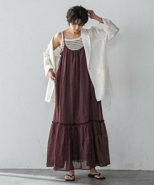 MAYSON GREY / メイソングレイ テーラードジャケット | リネンダブルブレストジャケット≪手洗い可能≫ | 詳細18