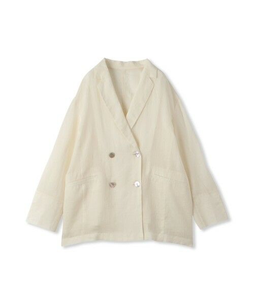 MAYSON GREY / メイソングレイ テーラードジャケット | リネンダブルブレストジャケット≪手洗い可能≫ | 詳細19