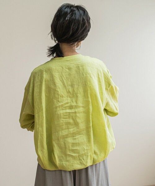 MAYSON GREY / メイソングレイ テーラードジャケット | リネンシアータックブルゾン≪手洗い可能≫ | 詳細19