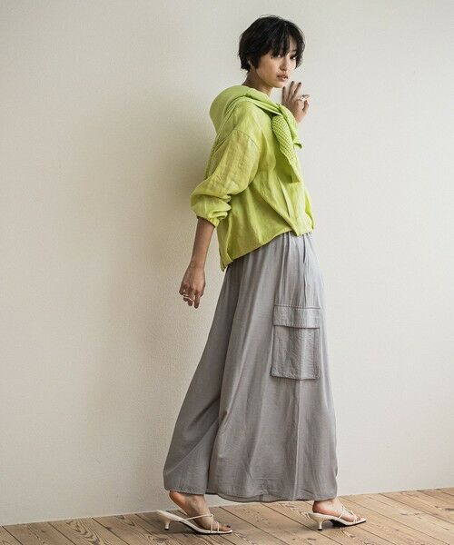 MAYSON GREY / メイソングレイ テーラードジャケット | リネンシアータックブルゾン≪手洗い可能≫ | 詳細24