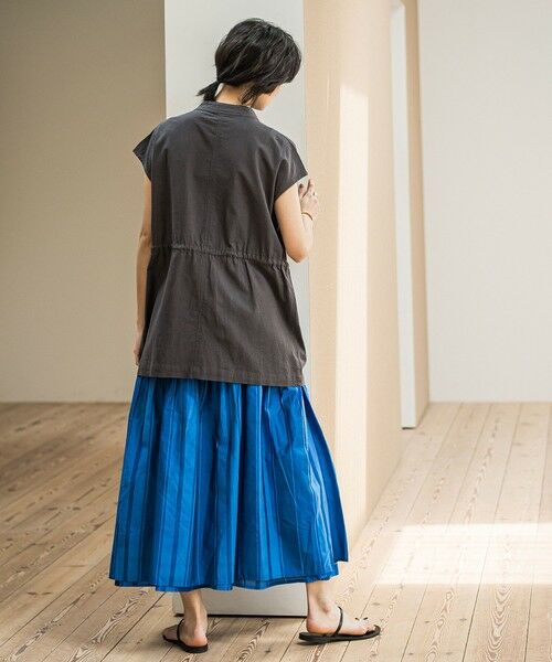 MAYSON GREY / メイソングレイ ダウンジャケット・ベスト | コットンリネンワークジレ≪手洗い可能≫ | 詳細17