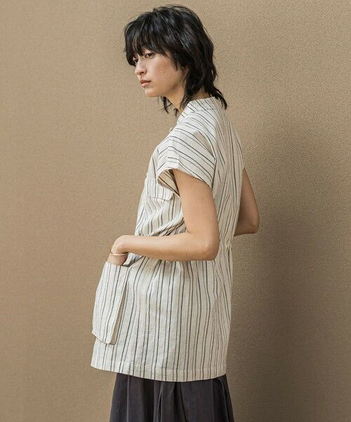 MAYSON GREY / メイソングレイ ダウンジャケット・ベスト | コットンリネンワークジレ≪手洗い可能≫ | 詳細25