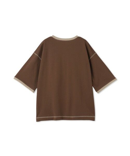 MAYSON GREY / メイソングレイ カットソー | バイカラーパイピングロゴTシャツ≪手洗い可能≫ | 詳細13