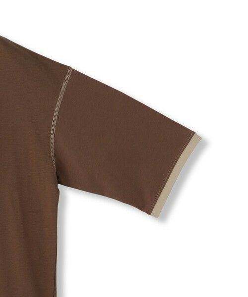 MAYSON GREY / メイソングレイ カットソー | バイカラーパイピングロゴTシャツ≪手洗い可能≫ | 詳細15