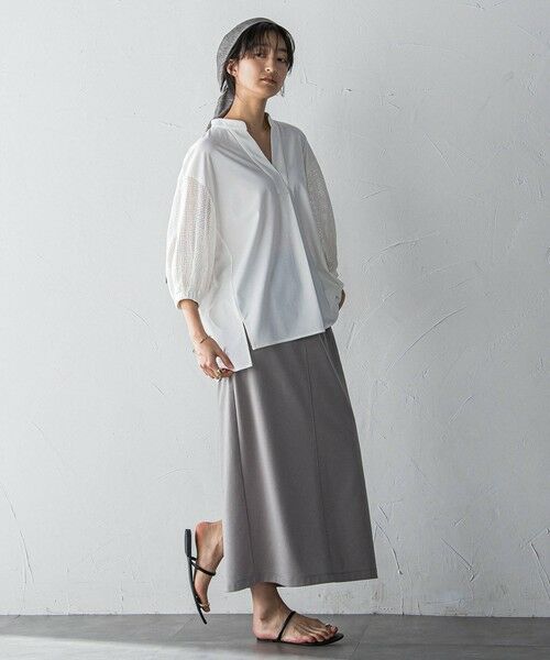 MAYSON GREY / メイソングレイ カットソー | メッシュスリーブスキッパープルオーバー≪手洗い可能≫ | 詳細6