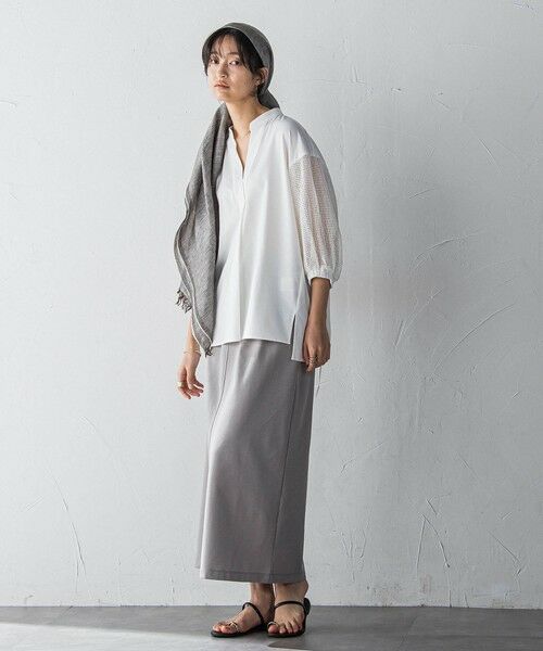 MAYSON GREY / メイソングレイ カットソー | メッシュスリーブスキッパープルオーバー≪手洗い可能≫ | 詳細7