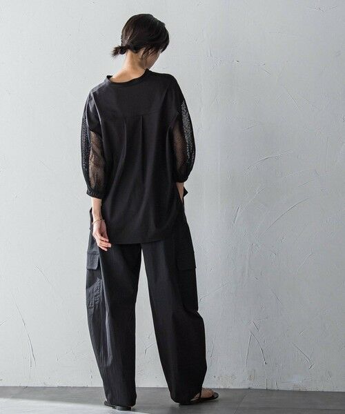 MAYSON GREY / メイソングレイ カットソー | メッシュスリーブスキッパープルオーバー≪手洗い可能≫ | 詳細17