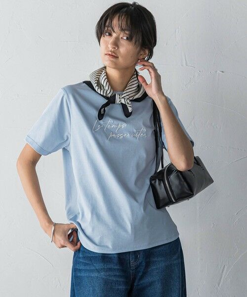 MAYSON GREY / メイソングレイ カットソー | ハンドメッセージ刺繍ロゴTシャツ≪洗濯機で洗える≫ | 詳細16