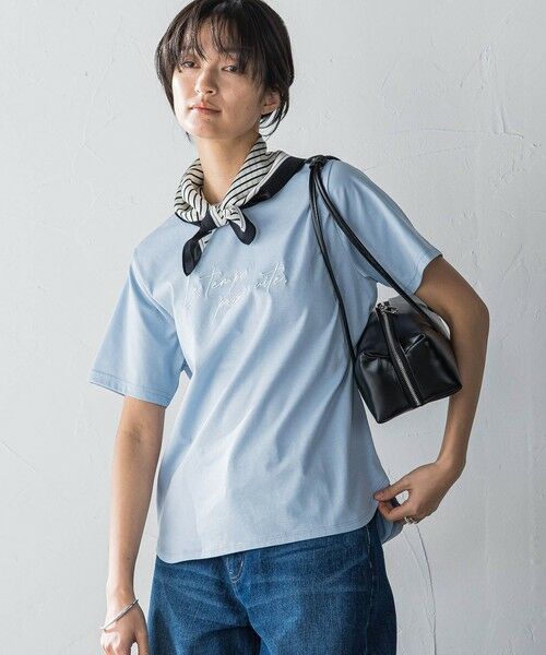 MAYSON GREY / メイソングレイ カットソー | ハンドメッセージ刺繍ロゴTシャツ≪洗濯機で洗える≫ | 詳細17