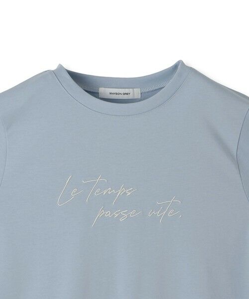 MAYSON GREY / メイソングレイ カットソー | ハンドメッセージ刺繍ロゴTシャツ≪洗濯機で洗える≫ | 詳細24