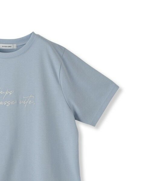 MAYSON GREY / メイソングレイ カットソー | ハンドメッセージ刺繍ロゴTシャツ≪洗濯機で洗える≫ | 詳細25