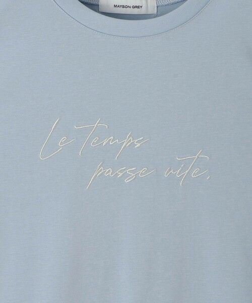 MAYSON GREY / メイソングレイ カットソー | ハンドメッセージ刺繍ロゴTシャツ≪洗濯機で洗える≫ | 詳細27