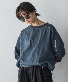 MAYSON GREY / メイソングレイ カットソー | 【WEB限定】ワークポケット付きドッキングプルオーバー≪洗濯機で洗える≫