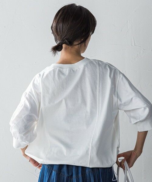 MAYSON GREY / メイソングレイ カットソー | 【WEB限定】ワークポケット付きドッキングプルオーバー≪洗濯機で洗える≫ | 詳細3