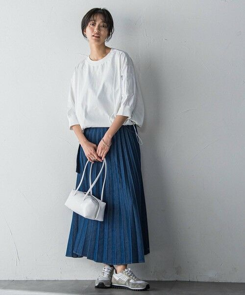 MAYSON GREY / メイソングレイ カットソー | 【WEB限定】ワークポケット付きドッキングプルオーバー≪洗濯機で洗える≫ | 詳細4