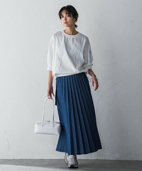 MAYSON GREY / メイソングレイ カットソー | 【WEB限定】ワークポケット付きドッキングプルオーバー≪洗濯機で洗える≫ | 詳細5