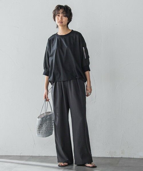 MAYSON GREY / メイソングレイ カットソー | 【WEB限定】ワークポケット付きドッキングプルオーバー≪洗濯機で洗える≫ | 詳細11