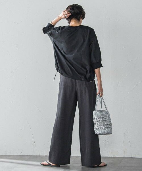 MAYSON GREY / メイソングレイ カットソー | 【WEB限定】ワークポケット付きドッキングプルオーバー≪洗濯機で洗える≫ | 詳細13