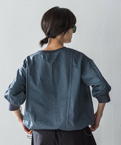 MAYSON GREY / メイソングレイ カットソー | 【WEB限定】ワークポケット付きドッキングプルオーバー≪洗濯機で洗える≫ | 詳細27