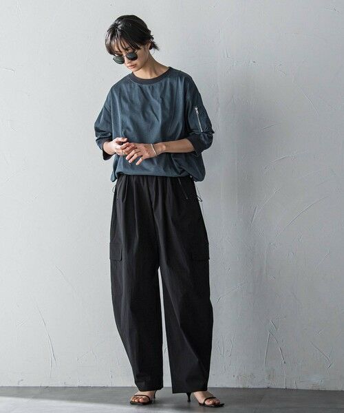 MAYSON GREY / メイソングレイ カットソー | 【WEB限定】ワークポケット付きドッキングプルオーバー≪洗濯機で洗える≫ | 詳細28