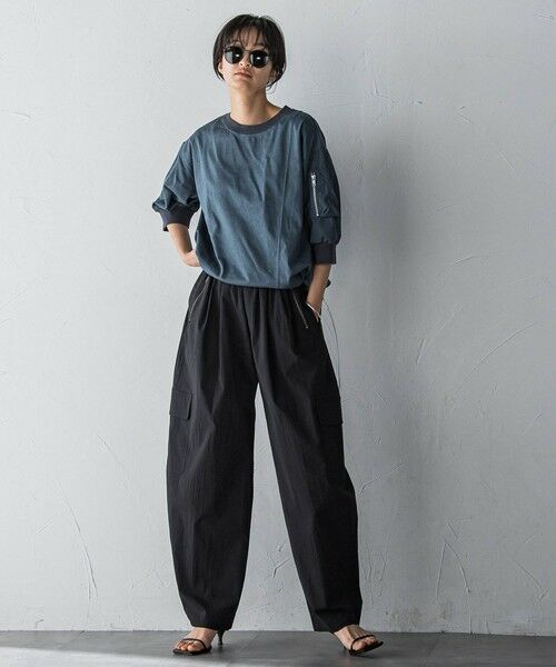 MAYSON GREY / メイソングレイ カットソー | 【WEB限定】ワークポケット付きドッキングプルオーバー≪洗濯機で洗える≫ | 詳細30