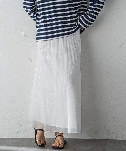 MAYSON GREY / メイソングレイ ミニ・ひざ丈スカート | 消しプリーツスカート≪手洗い可能≫ | 詳細1