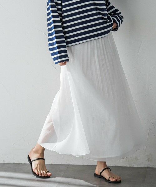 MAYSON GREY / メイソングレイ ミニ・ひざ丈スカート | 消しプリーツスカート≪手洗い可能≫ | 詳細2