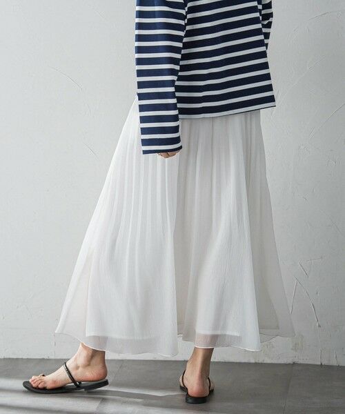 MAYSON GREY / メイソングレイ ミニ・ひざ丈スカート | 消しプリーツスカート≪手洗い可能≫ | 詳細3
