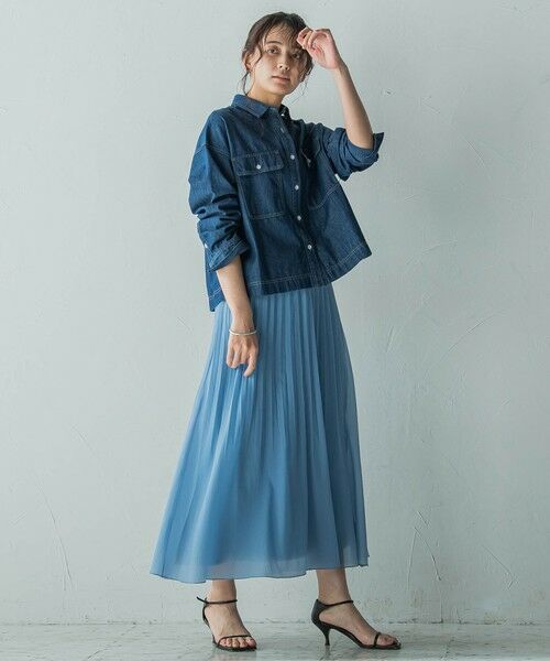 MAYSON GREY / メイソングレイ ミニ・ひざ丈スカート | 消しプリーツスカート≪手洗い可能≫ | 詳細22