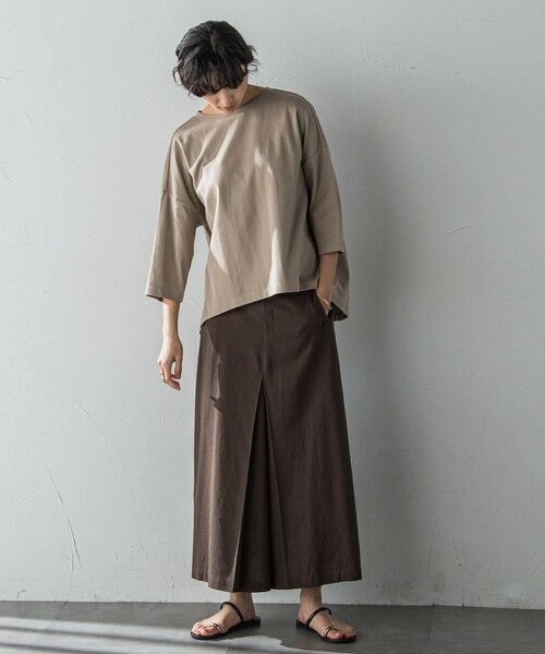 MAYSON GREY / メイソングレイ ミニ・ひざ丈スカート | ボックスタックロングスカート≪手洗い可能≫ | 詳細13