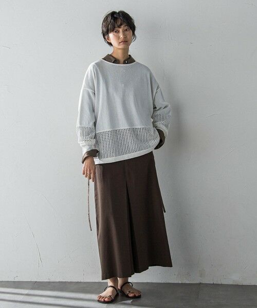 MAYSON GREY / メイソングレイ ミニ・ひざ丈スカート | ボックスタックロングスカート≪手洗い可能≫ | 詳細17