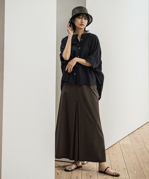 MAYSON GREY / メイソングレイ ミニ・ひざ丈スカート | ボックスタックロングスカート≪手洗い可能≫ | 詳細23