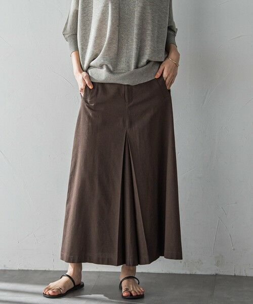 MAYSON GREY / メイソングレイ ミニ・ひざ丈スカート | ボックスタックロングスカート≪手洗い可能≫ | 詳細8