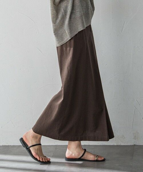 MAYSON GREY / メイソングレイ ミニ・ひざ丈スカート | ボックスタックロングスカート≪手洗い可能≫ | 詳細9