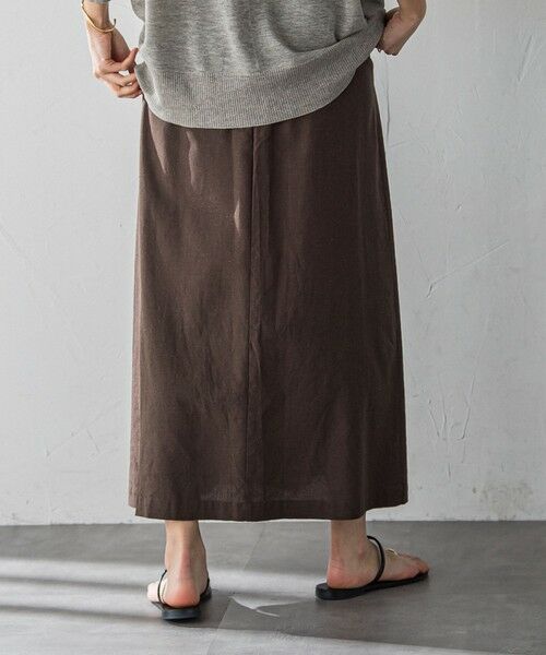 MAYSON GREY / メイソングレイ ミニ・ひざ丈スカート | ボックスタックロングスカート≪手洗い可能≫ | 詳細10