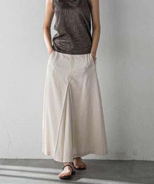 MAYSON GREY / メイソングレイ ミニ・ひざ丈スカート | ボックスタックロングスカート≪手洗い可能≫ | 詳細25