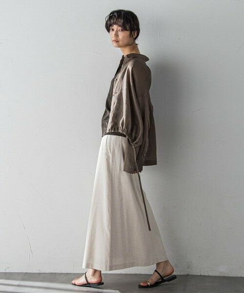 MAYSON GREY / メイソングレイ ミニ・ひざ丈スカート | ボックスタックロングスカート≪手洗い可能≫ | 詳細28