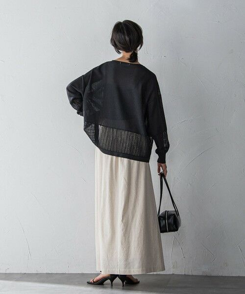 MAYSON GREY / メイソングレイ ミニ・ひざ丈スカート | ボックスタックロングスカート≪手洗い可能≫ | 詳細30