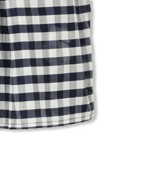 MAYSON GREY / メイソングレイ ミニ・ひざ丈スカート | ギンガムチェック×ストライプリバーシブルスカート≪洗濯機で洗える≫ | 詳細20