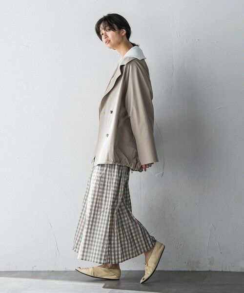 MAYSON GREY / メイソングレイ ミニ・ひざ丈スカート | ギンガムチェック×ストライプリバーシブルスカート≪洗濯機で洗える≫ | 詳細26