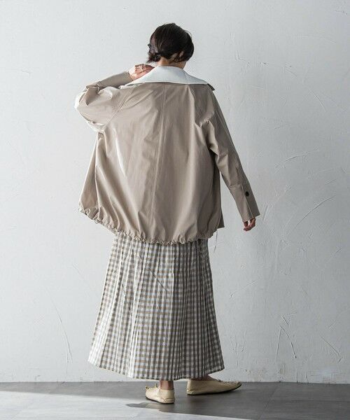 MAYSON GREY / メイソングレイ ミニ・ひざ丈スカート | ギンガムチェック×ストライプリバーシブルスカート≪洗濯機で洗える≫ | 詳細27