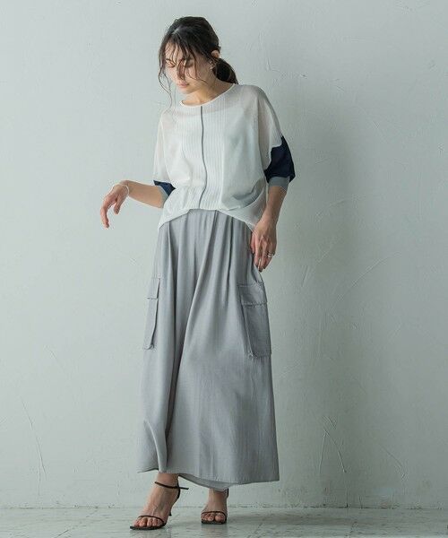 MAYSON GREY / メイソングレイ ニット・セーター | バイカラースリーブニットプルオーバー≪手洗い可能≫ | 詳細4