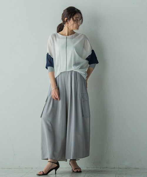 MAYSON GREY / メイソングレイ ニット・セーター | バイカラースリーブニットプルオーバー≪手洗い可能≫ | 詳細5