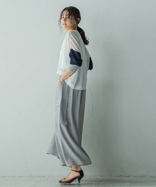 MAYSON GREY / メイソングレイ ニット・セーター | バイカラースリーブニットプルオーバー≪手洗い可能≫ | 詳細6