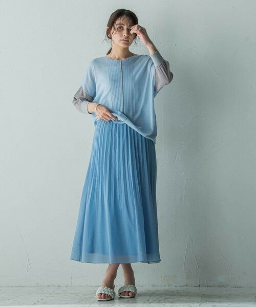 MAYSON GREY / メイソングレイ ニット・セーター | バイカラースリーブニットプルオーバー≪手洗い可能≫ | 詳細14