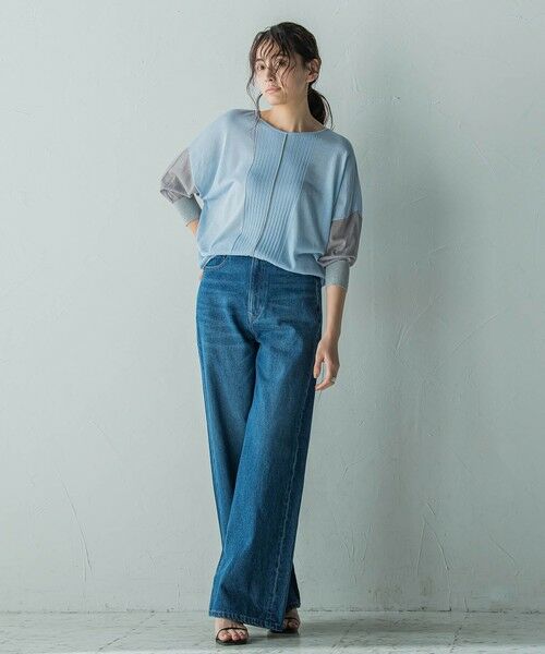 MAYSON GREY / メイソングレイ ニット・セーター | バイカラースリーブニットプルオーバー≪手洗い可能≫ | 詳細16