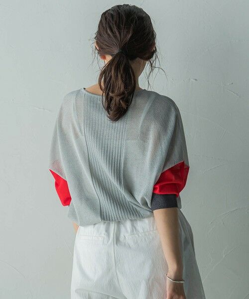 MAYSON GREY / メイソングレイ ニット・セーター | バイカラースリーブニットプルオーバー≪手洗い可能≫ | 詳細24